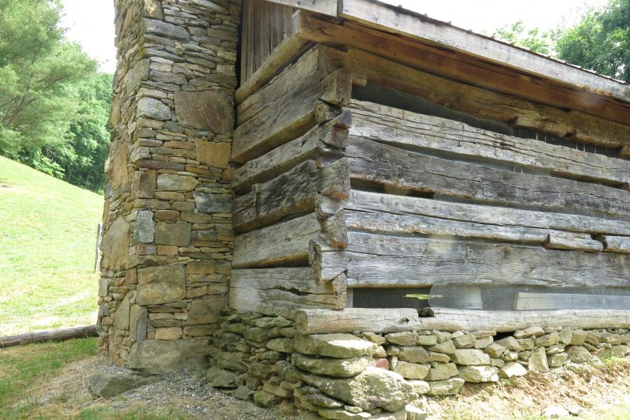 farm, farmhouse, field, water, pond, rural, stone, barn, Asheville, 