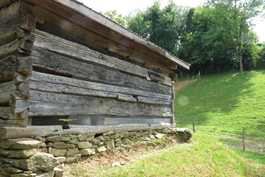 farm, farmhouse, field, water, pond, rural, stone, barn, Asheville, 