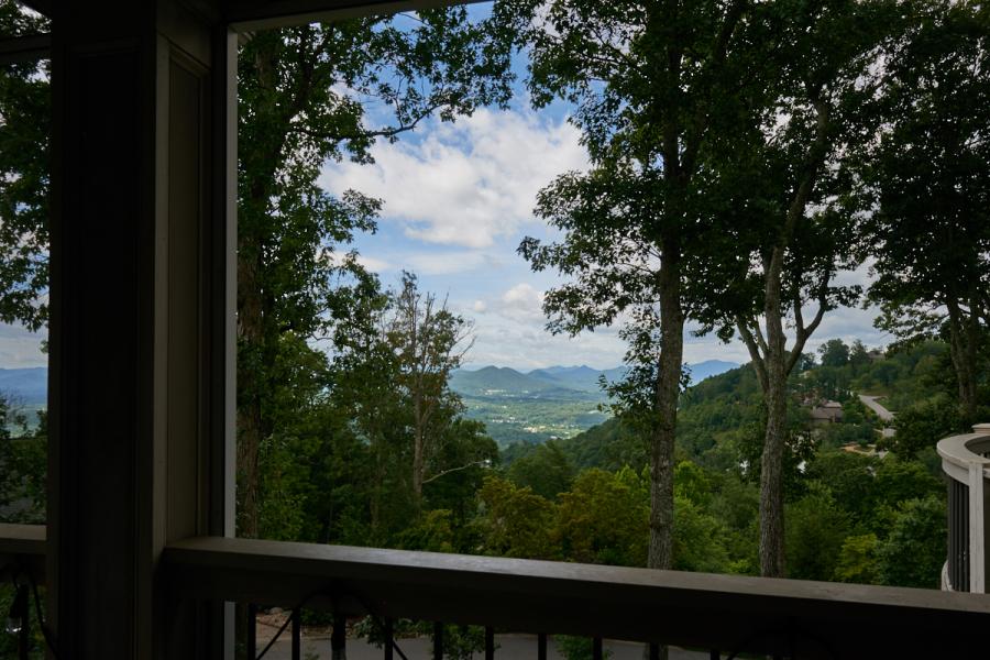 suburban, contemporary, kitchen, deck, view, gym, Asheville, 