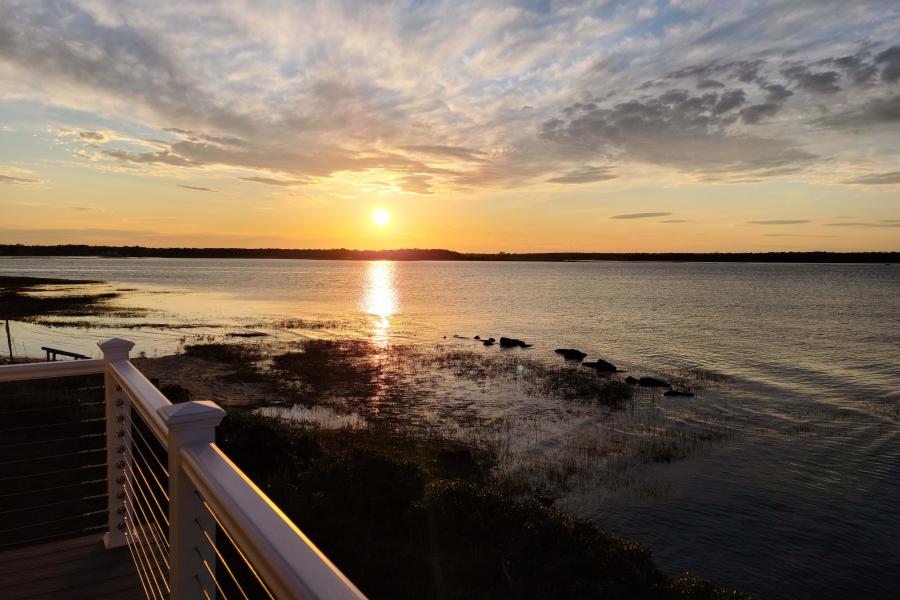 Hamptons, beach, water, deck, white, light, 