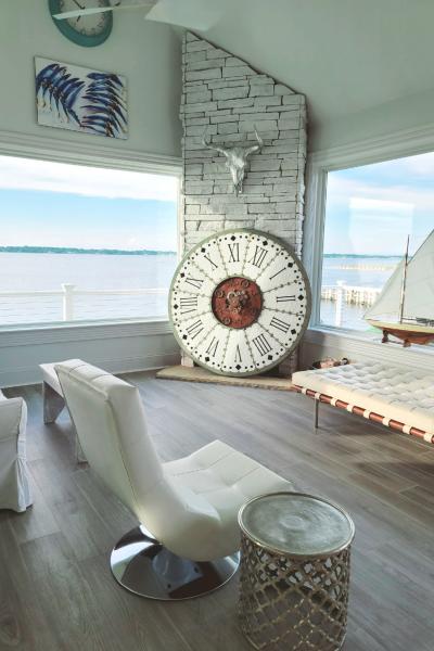 Hamptons, beach, water, white, light, deck, 