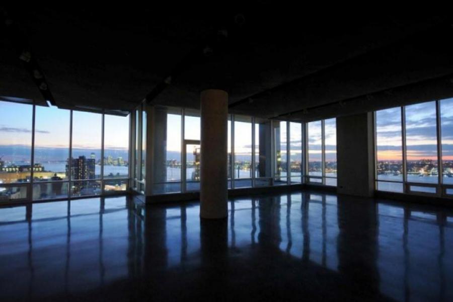 contemporary, industrial, glass, open, city view, 