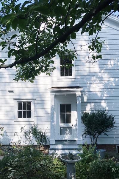 suburban, white, light, airy, traditional, contemporary, porch, 