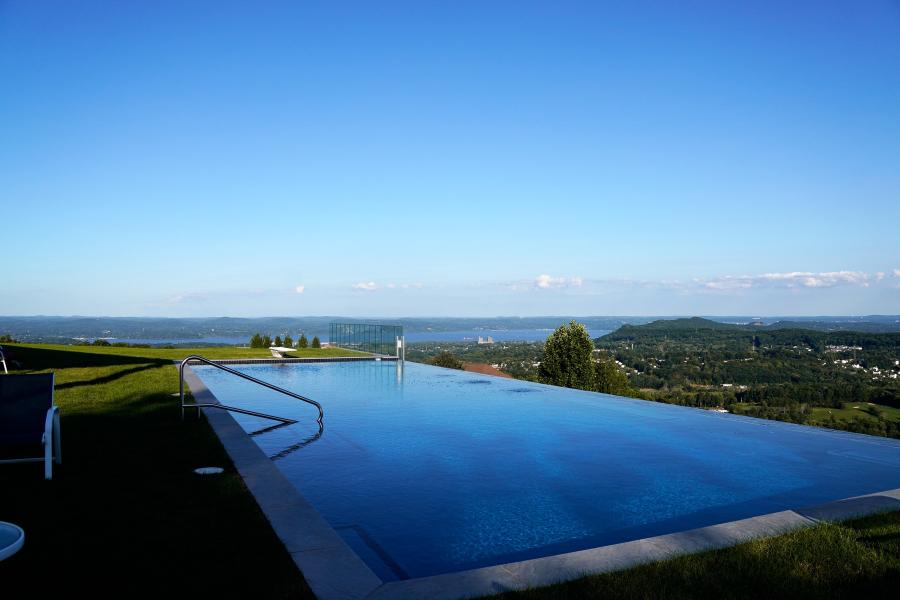 modern, contemporary, pool, view, 