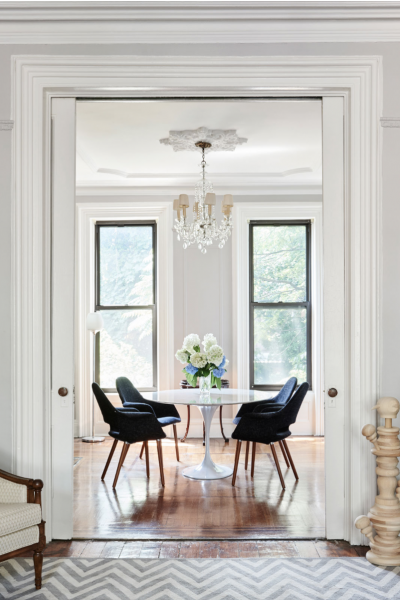 brownstone, townhouse, contemporary, modern, white, light, bathroom, kitchen, 