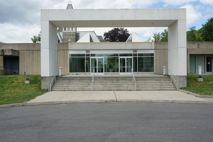 concrete, modern, museum, water, staircase, industrial, 