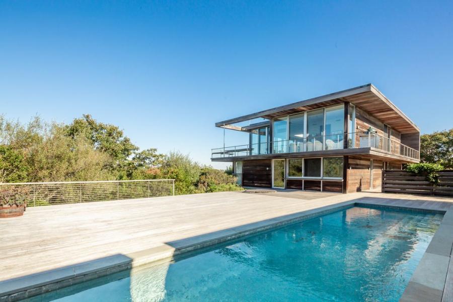 modern, beach, Hamptons, pool, glass, light, airy, deck, 