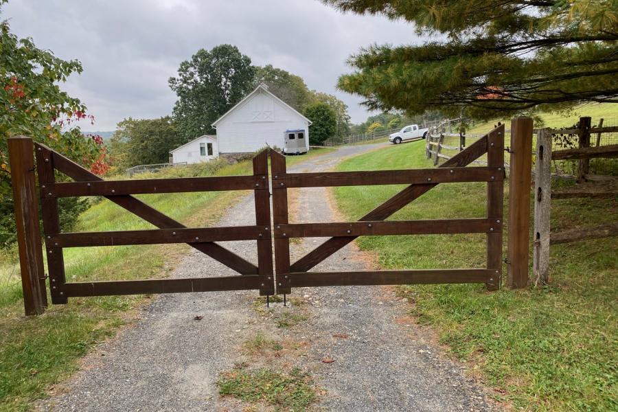 farm, field, barn, 