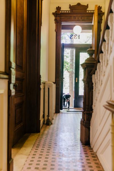 brownstone, townhouse, traditional, kitchen, contemporary, staircase, 