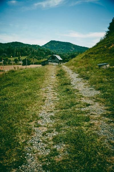 farm, farmhouse, field, water, pond, rural, stone, barn, Asheville, 