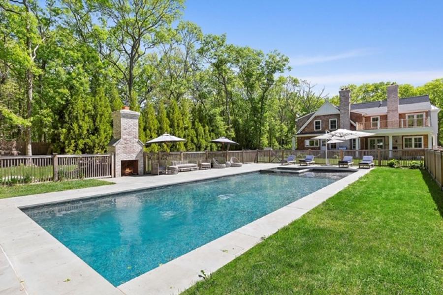 Hamptons, contemporary, pool, porch, patio, deck, 