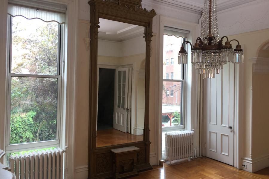 brownstone, townhouse, empty room, traditional, contemporary, 