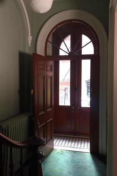 brownstone, townhouse, empty room, traditional, contemporary, 