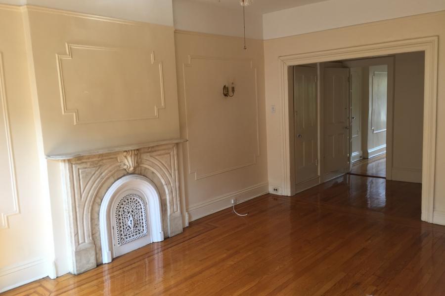 brownstone, townhouse, empty room, traditional, contemporary, 