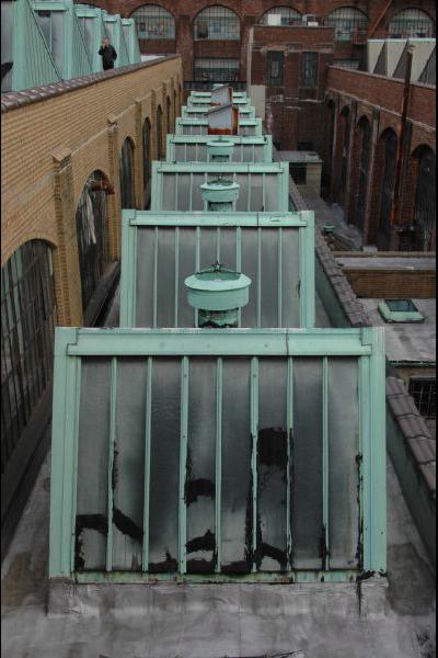 industrial, studio, light, textures, textured walls, glass, rooftop, 