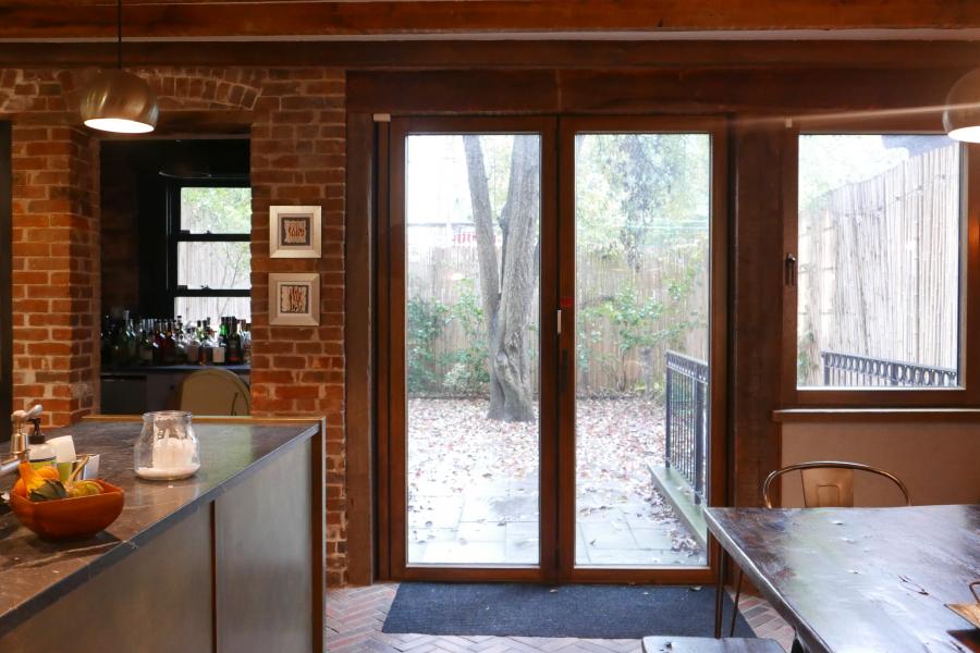 brownstone, wood, traditional, contemporary, kitchen, 