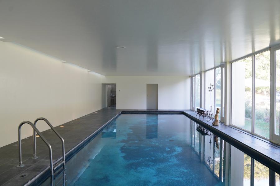 modern, light, glass, pool, estate, field, 