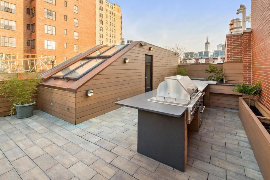 residence, townhouse, textured walls, contemporary, modern, rooftop, light, glass, 