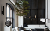 apartment, upscale, modern, contemporary, light, kitchen, 