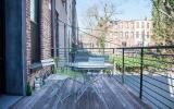 brownstone, kitchen, deck, staircase, 