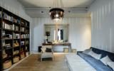 loft, apartment, modern, contemporary, bohemian, bathroom, bedroom, 