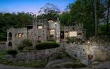 hotel, castle, stone, lake, 