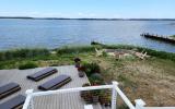 Hamptons, beach, water, deck, white, light, 