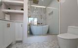 townhouse, contemporary, kitchen, light, airy, deck, staircase, bathroom, terrace, bedroom, 