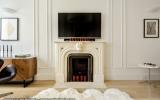 brownstone, bathroom, staircase, fireplace, contemporary, 