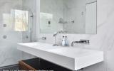 townhouse, contemporary, modern, light, white, glass, bathroom, kitchen, 