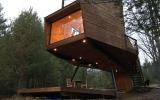 cabin, wooded, wood, pond, lake, glass, fireplace, 