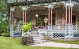 opulent, grand, mansion, victorian, garden, greenhouse, staircase, porch, 