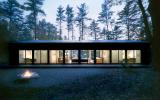 cabin, glass, wooded, light, airy, contemporary, 