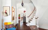 brownstone, townhouse, bohemian, eclectic, staircase, deck, kitchen, 