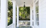 suburban, white, light, airy, traditional, contemporary, porch, 