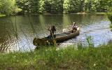 cabin, lake, rural, country, 