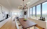 penthouse, apartment, modern, light, city view, terrace, 