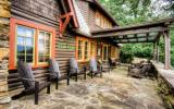 log house, cabin, stone, water, rural, Asheville, 