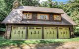 log house, cabin, stone, water, rural, Asheville, 