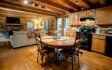 log house, cabin, stone, water, rural, Asheville, 