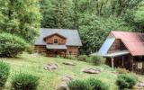 log house, cabin, stone, water, rural, Asheville, 