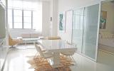 loft, apartment, white, kitchen, bathroom, 