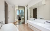 modern, apartment, glass, terrace, bathroom, city view, 