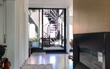 penthouse, apartment, modern, rooftop, staircase, kitchen, bathroom, 