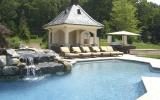 pool, garden, piano, mansion, estate, 