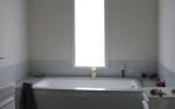 contemporary, suburban, kitchen, bathroom, white, 