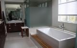 contemporary, suburban, kitchen, bathroom, white, 