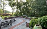 suburban, pool, patio, garden, 