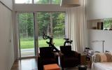 modern, contemporary, wooded, glass, light, airy, cabin, pool, 