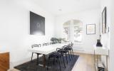 brownstone, townhouse, kitchen, light, airy, modern, bathroom, terrace, 